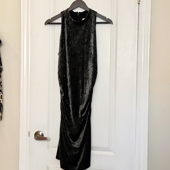 Charcoal Grey Side Cinch Dress - Picture 4 of 4